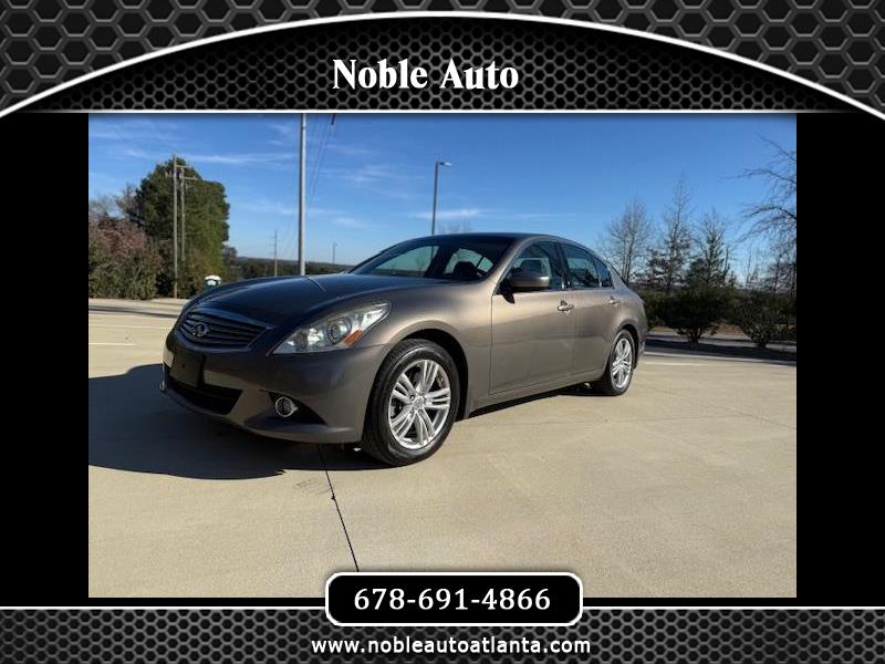 2011 Infiniti G Sedan G37x AWD