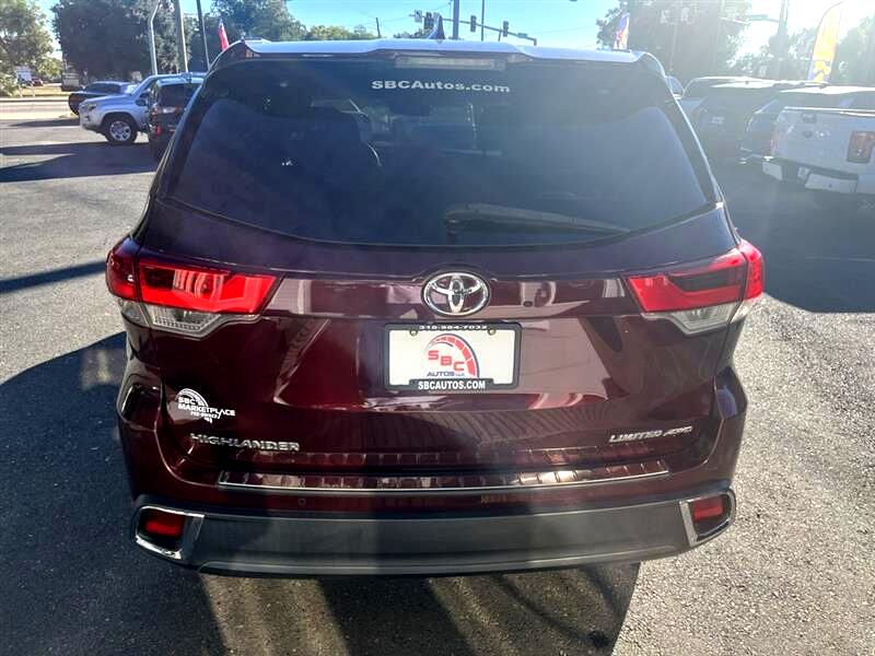 Toyota Highlander Limited AWD V6 2018