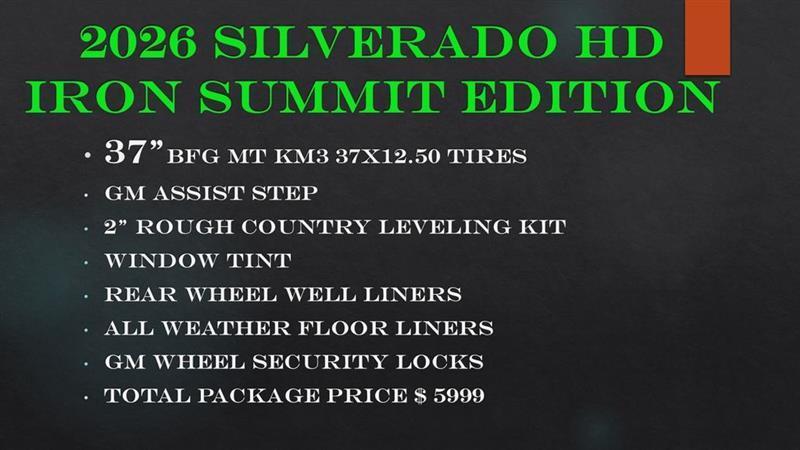 Chevrolet Silverado 2500HD Custom Crew Cab Long Box 4WD 2026