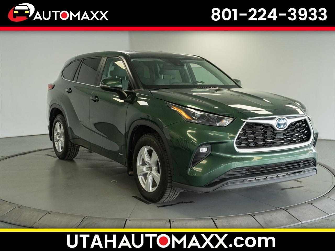 2023 Toyota Highlander Hybrid LE AWD (Natl)
