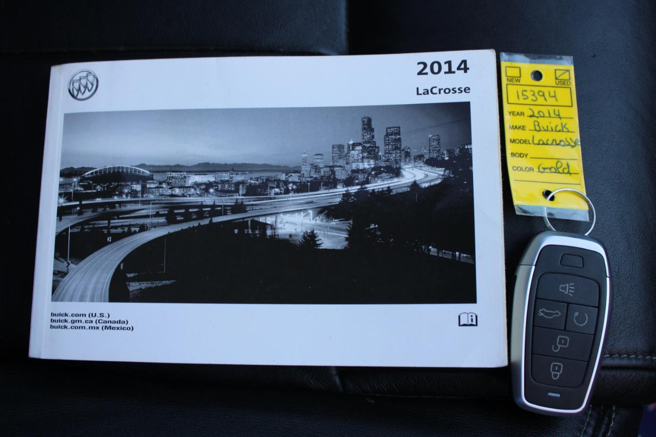 Buick LaCrosse Leather Package AWD 2014