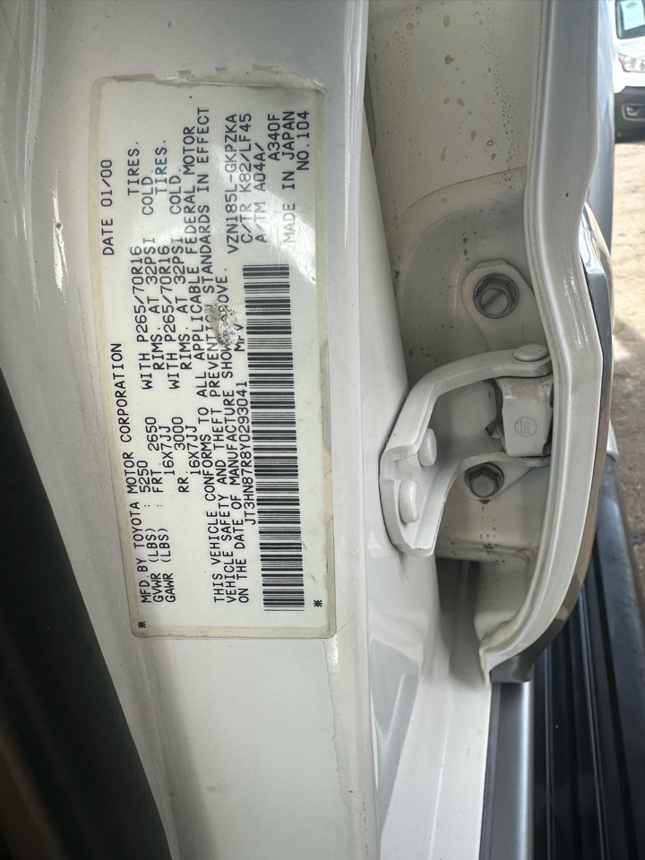 Toyota 4Runner Limited 4WD 2000