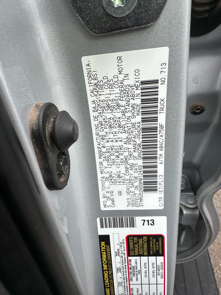 Toyota Tacoma Double Cab Long Bed V6 Auto 4WD 2009