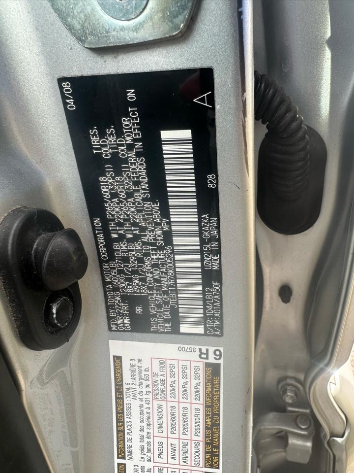 Toyota 4Runner Limited 4WD V8 2008