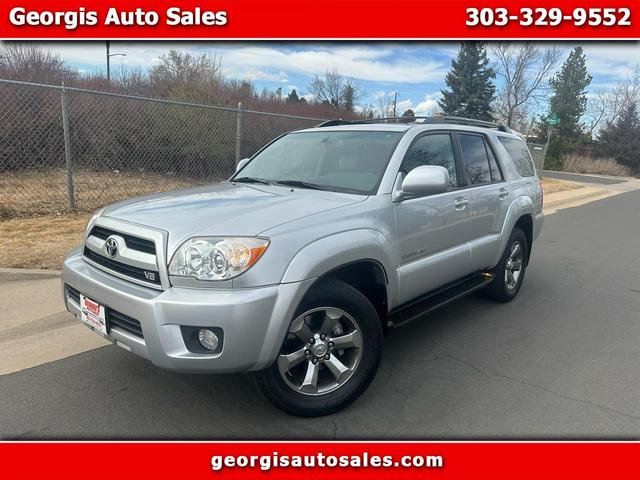 Silver 2008 Toyota 4Runner Limited V8 4WD SUV / Crossover All-Wheel Drive Automatic