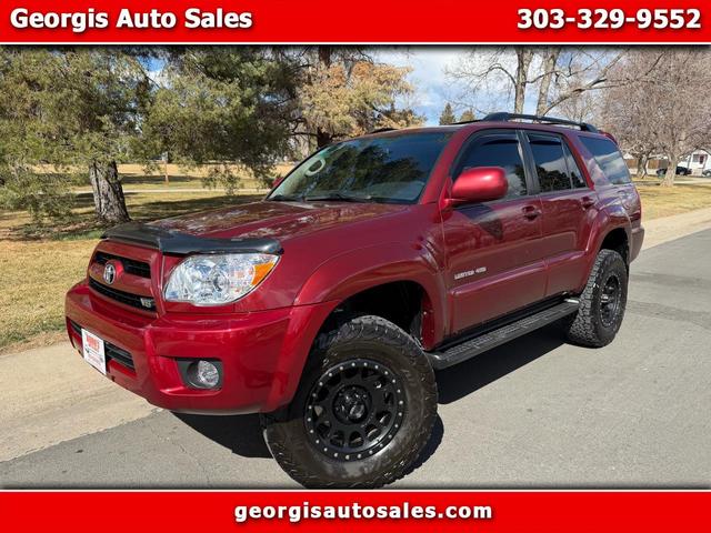 Red (Maroon) 2008 Toyota 4Runner Limited V8 4WD SUV / Crossover All-Wheel Drive Automatic