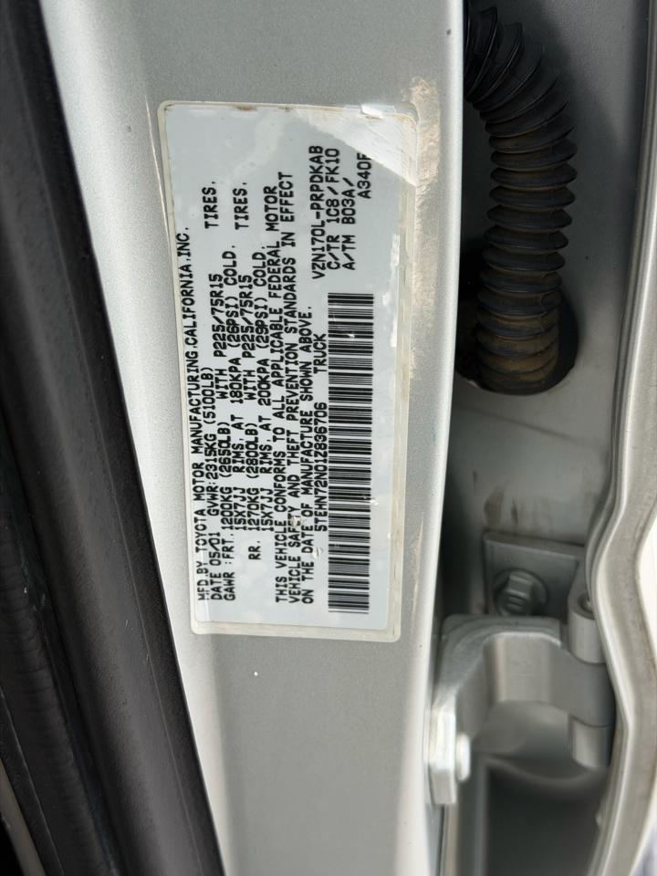 Toyota Tacoma Double Cab V6 4WD 2001