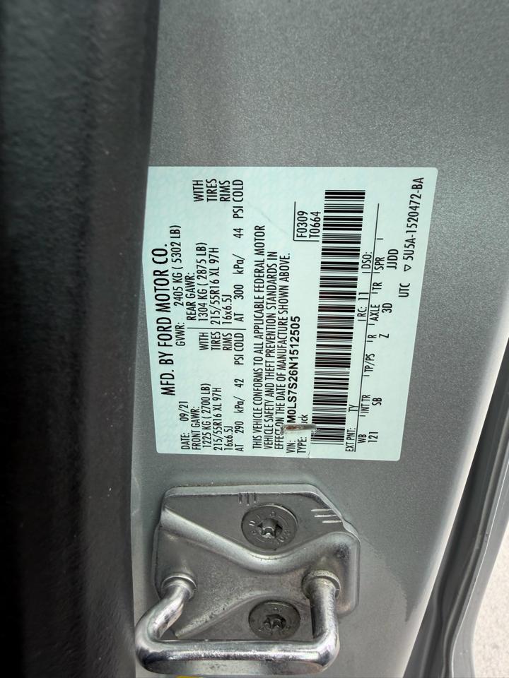 Ford Transit Connect Cargo Van XL LWB 2022
