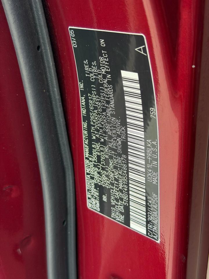 Toyota Tundra Limited Double Cab 4WD 2005