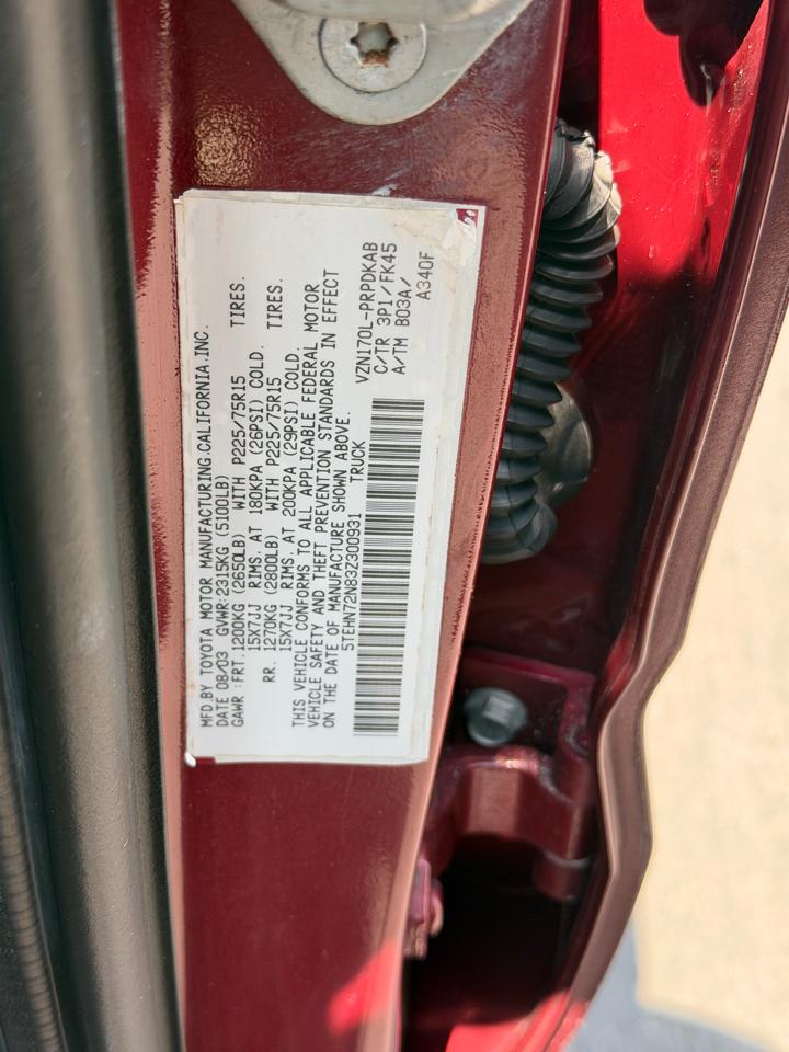 Toyota Tacoma Double Cab V6 4WD 2003