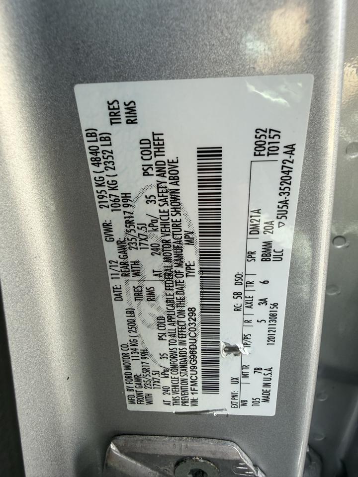 Ford Escape SE 4WD 2013