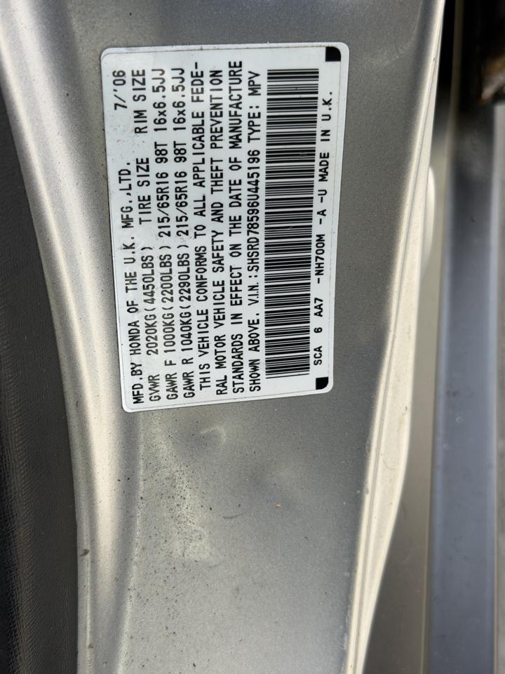 Honda CR-V LX 4WD AT 2006