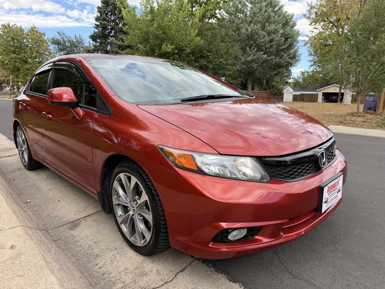 Honda Civic Si Sedan 6-Speed MT 2012