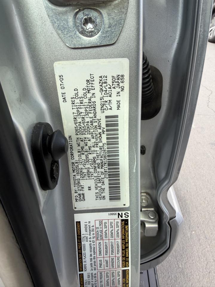 Toyota 4Runner Limited V8 4WD 2005