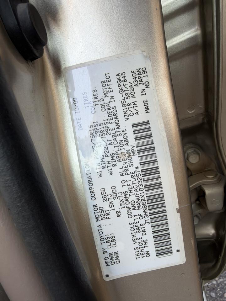Toyota 4Runner SR5 4WD 2001