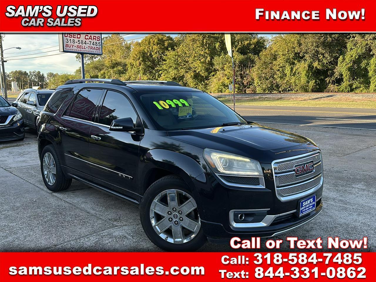 Black 2015 GMC Acadia SUV / Crossover Front-Wheel Drive Automatic