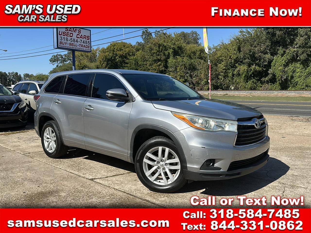 Toyota Highlander LE FWD I4 2014