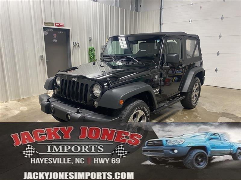 Used 2014 Jeep Wrangler Sport 4WD for Sale in Hayesville NC 28904 Jacky