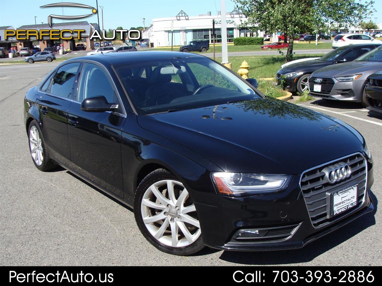 2013 Audi A4 4dr Sdn Man quattro 2.0T Premium Plus