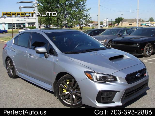 Gray 2021 Subaru WRX STI Sedan All-Wheel Drive Manual