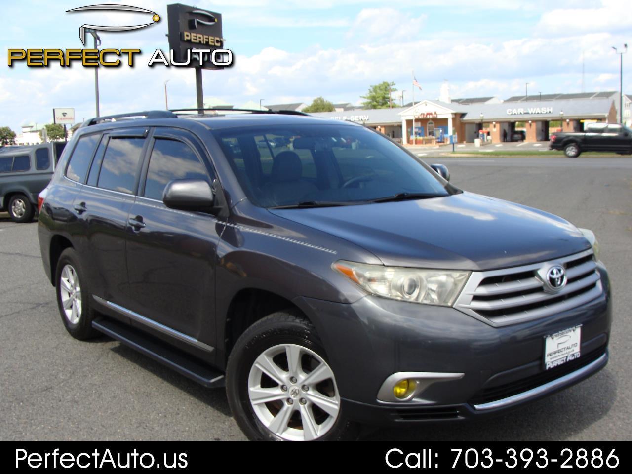 Toyota Highlander 4WD 4dr V6 (Natl) 2013