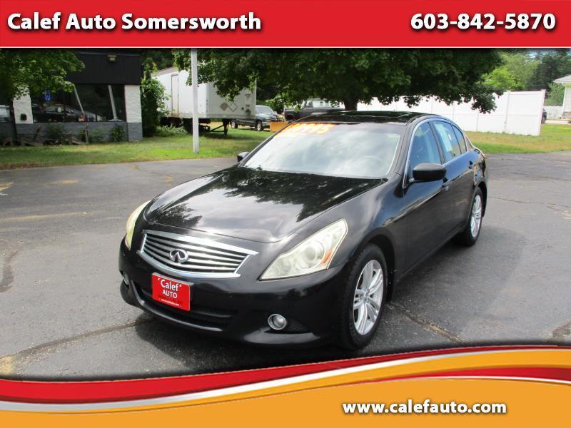 2013 Infiniti G Sedan 37x AWD
