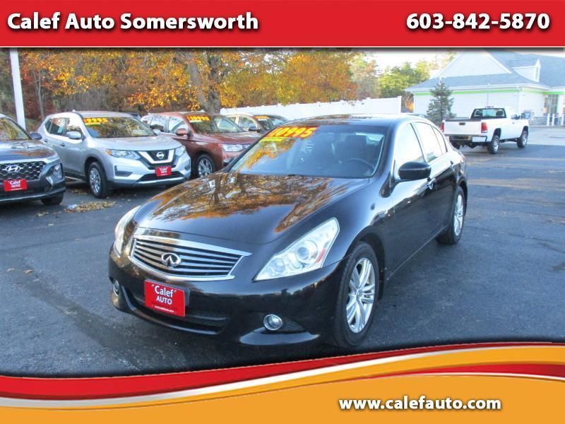 2013 Infiniti G Sedan 37x AWD