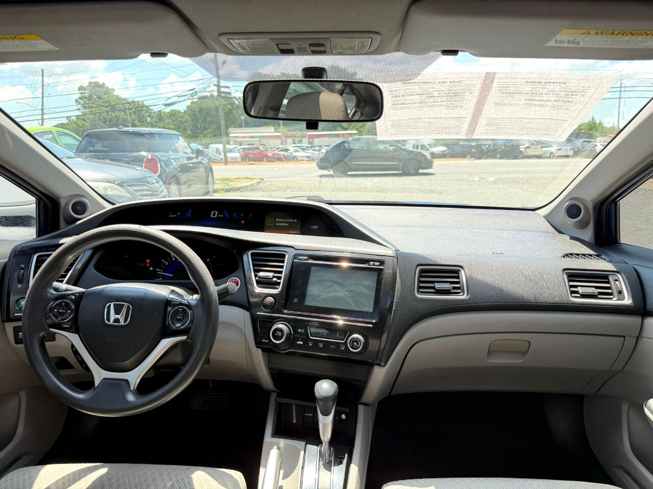 Honda Civic EX Sedan CVT 2014 Honda Civic EX Sedan CVT 2014