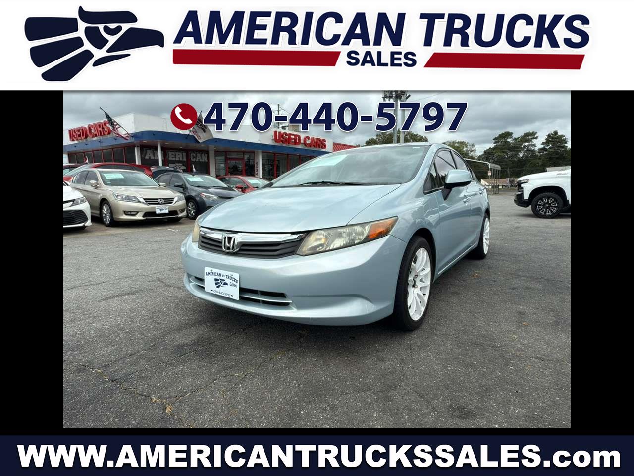 Honda Civic LX Sedan 5-Speed AT 2012