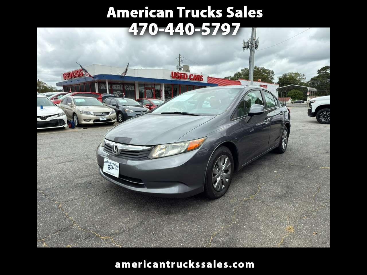 Honda Civic LX Sedan 5-Speed AT 2012