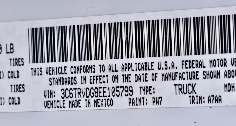 RAM Promaster 2500 High Roof Tradesman 159-in. WB 2014