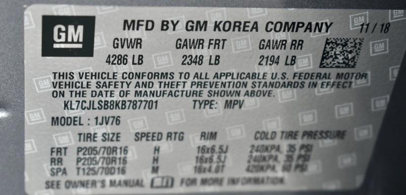 Chevrolet Trax LT FWD 2019