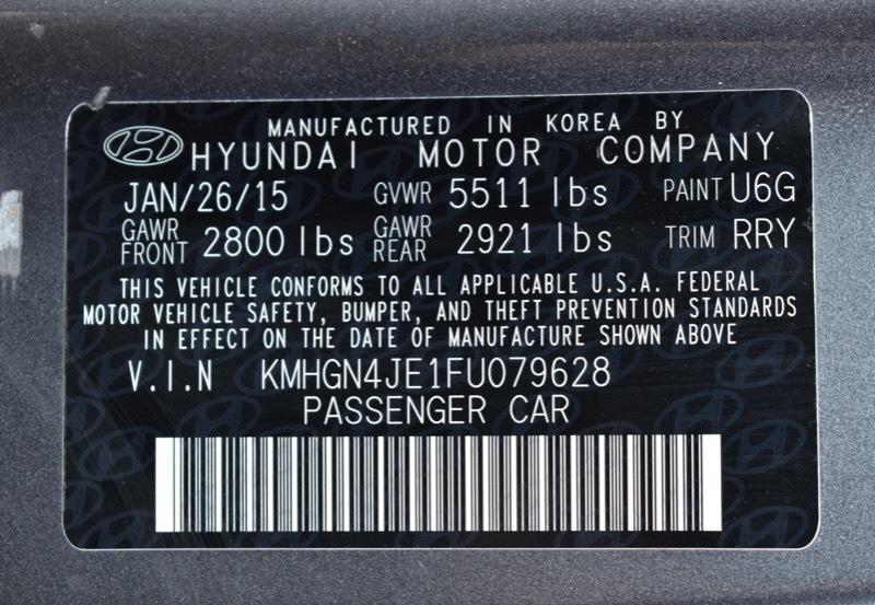 Hyundai Genesis 3.8L 2015
