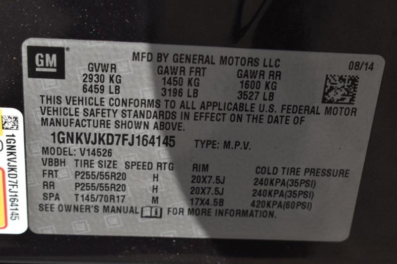 Chevrolet Traverse LTZ AWD 2015