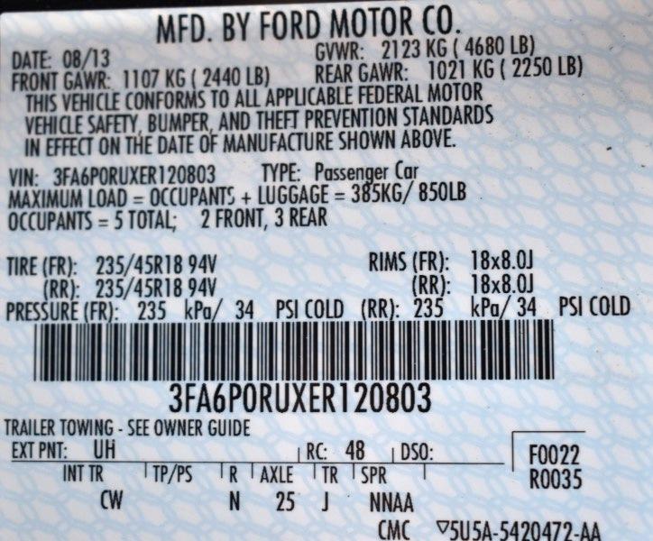 Ford Fusion Hybrid Titanium 2014