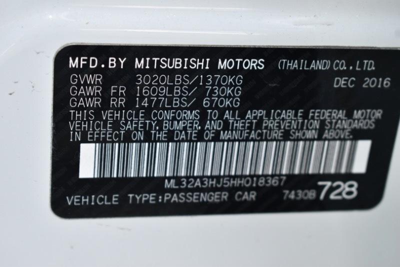 Mitsubishi Mirage ES 4D Hatchback 2017