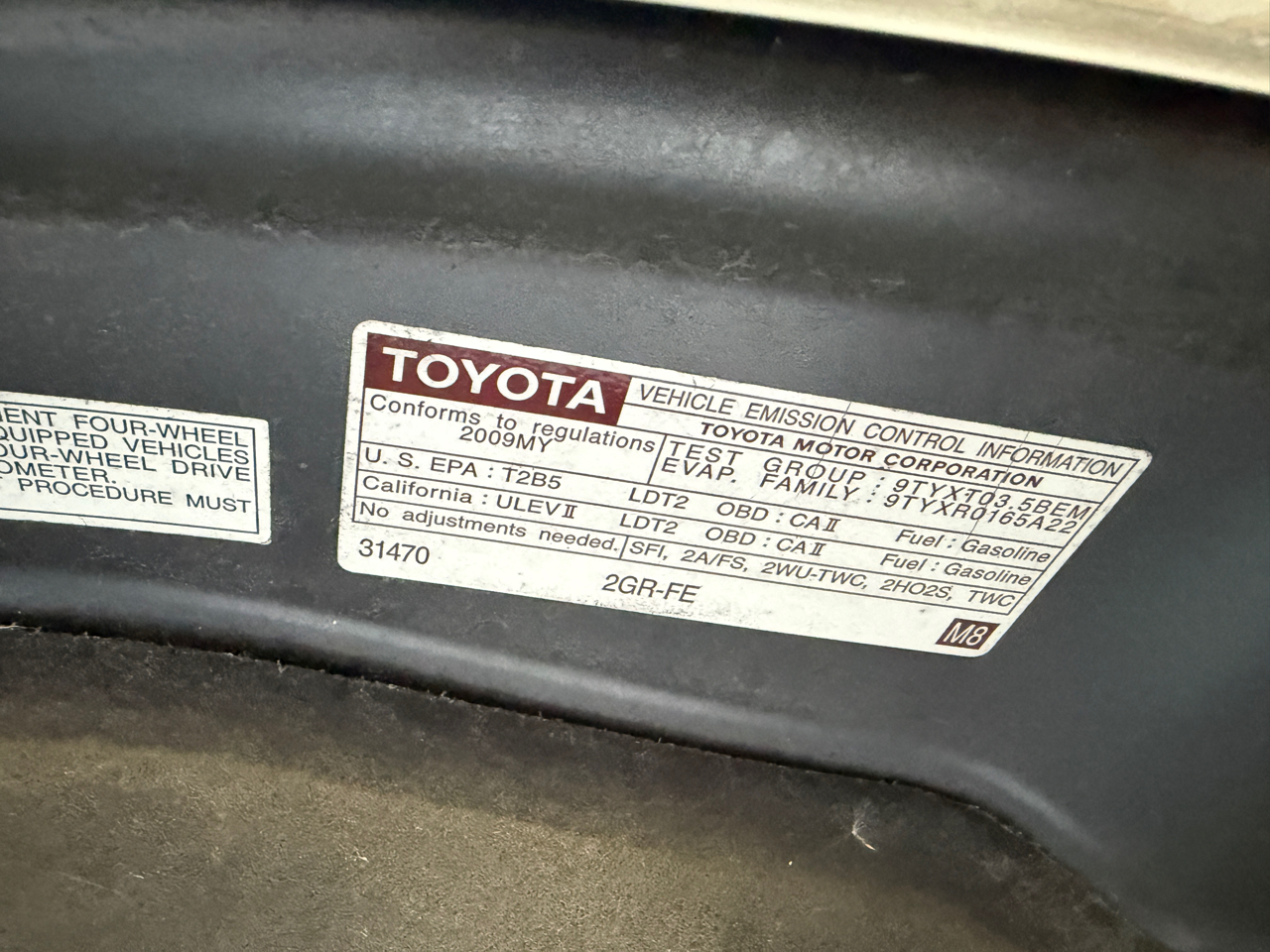 Toyota Venza 4X4 V6 2009