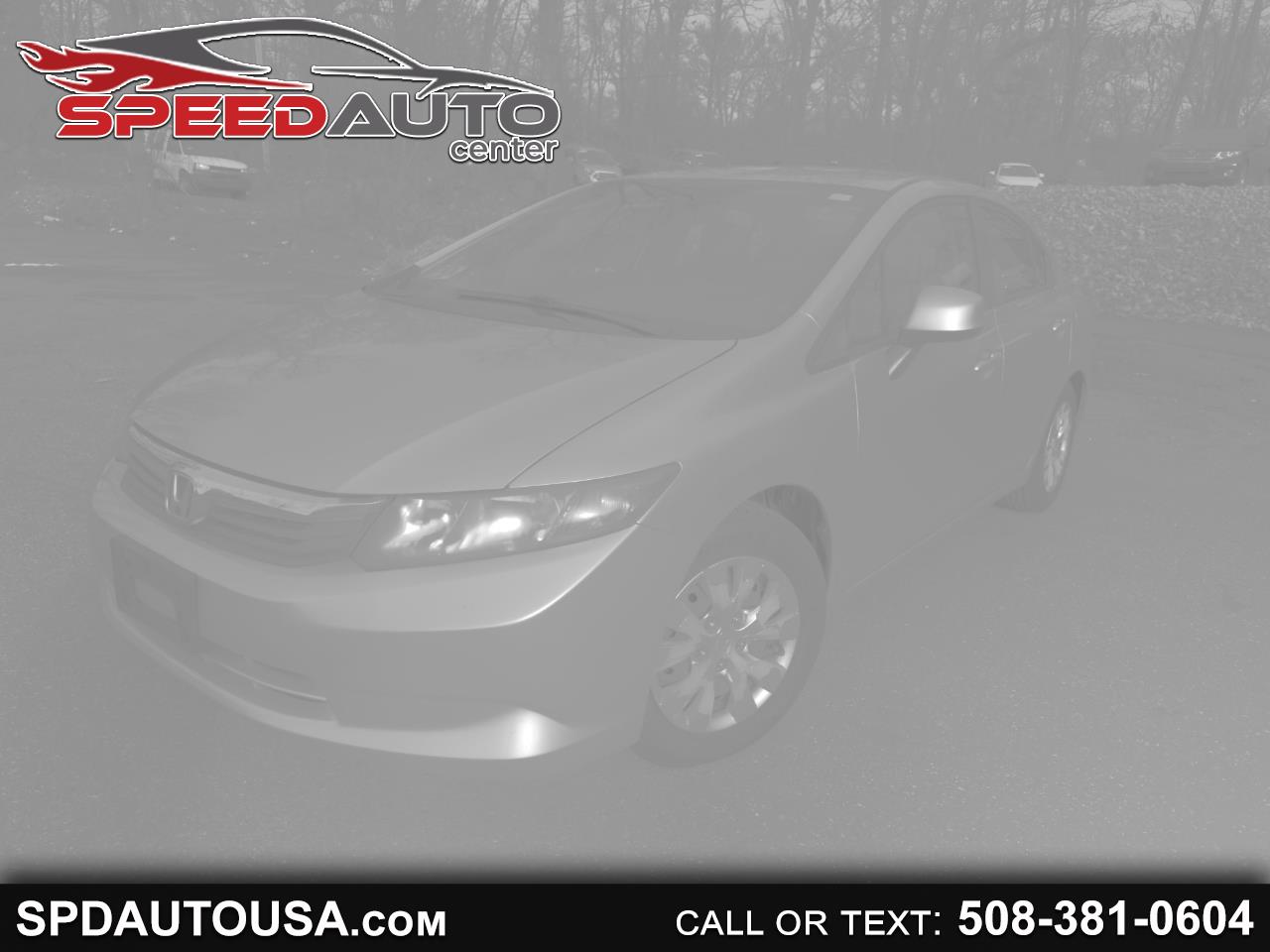 2012 Honda Civic LX Sedan 5-Speed MT