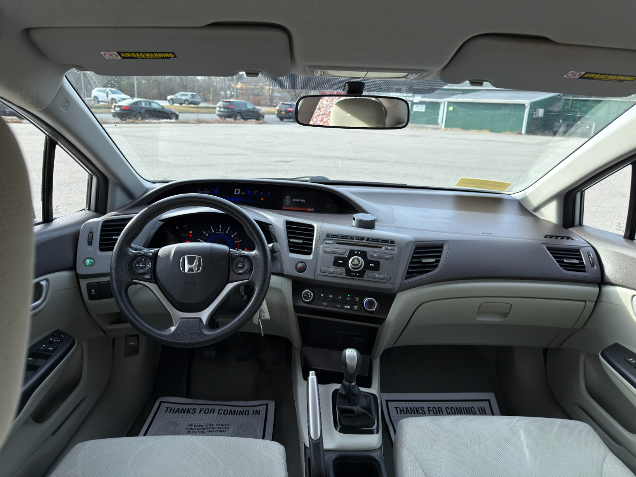 Honda Civic LX Sedan 5-Speed MT 2012