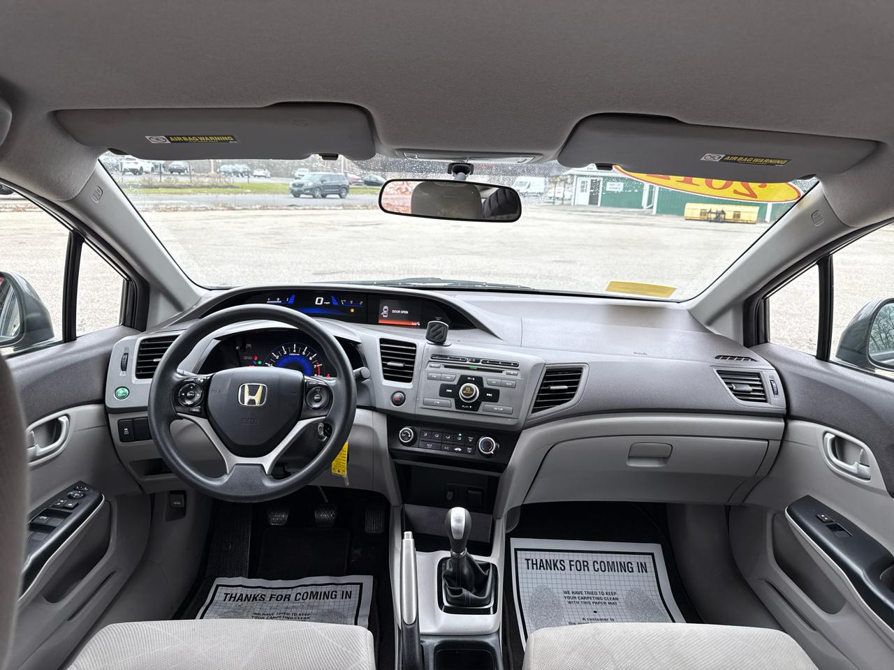 Honda Civic LX Sedan 5-Speed MT 2012