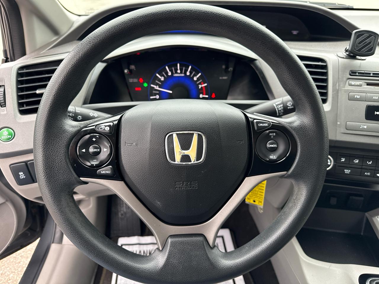 Honda Civic LX Sedan 5-Speed MT 2012