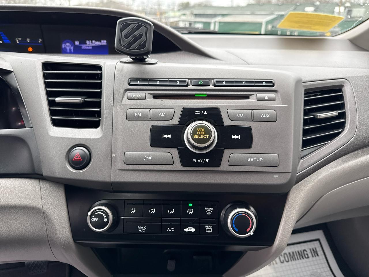 Honda Civic LX Sedan 5-Speed MT 2012