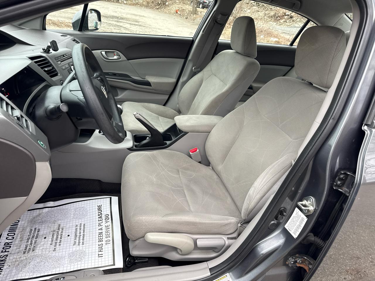 Honda Civic LX Sedan 5-Speed MT 2012