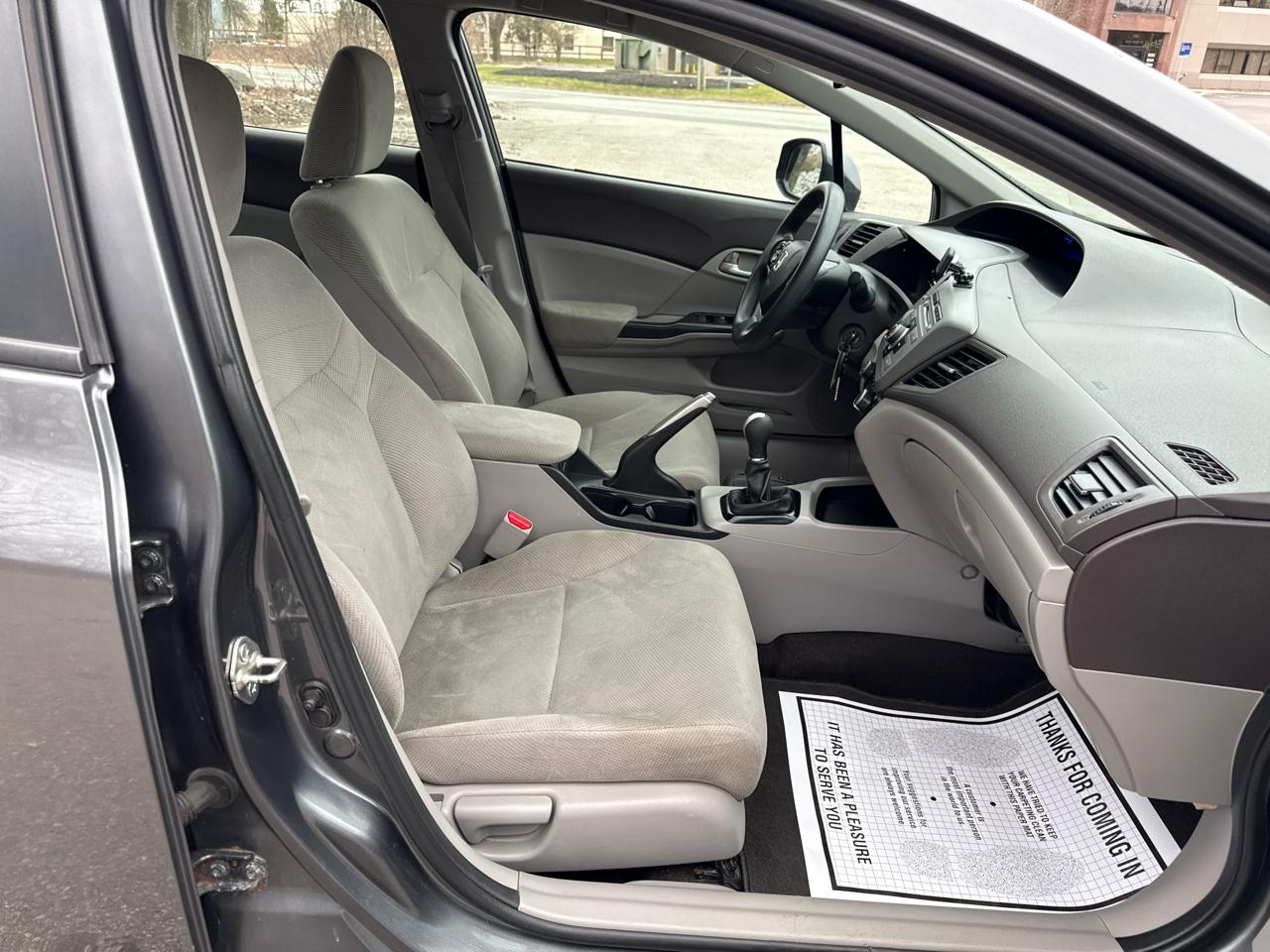 Honda Civic LX Sedan 5-Speed MT 2012