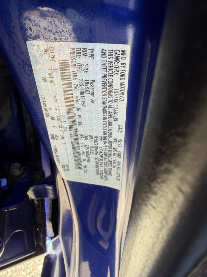 Ford Focus ST 4D Hatchback 2014