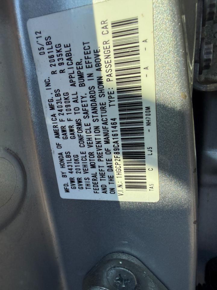 Honda Accord EX-L Sedan AT 2012