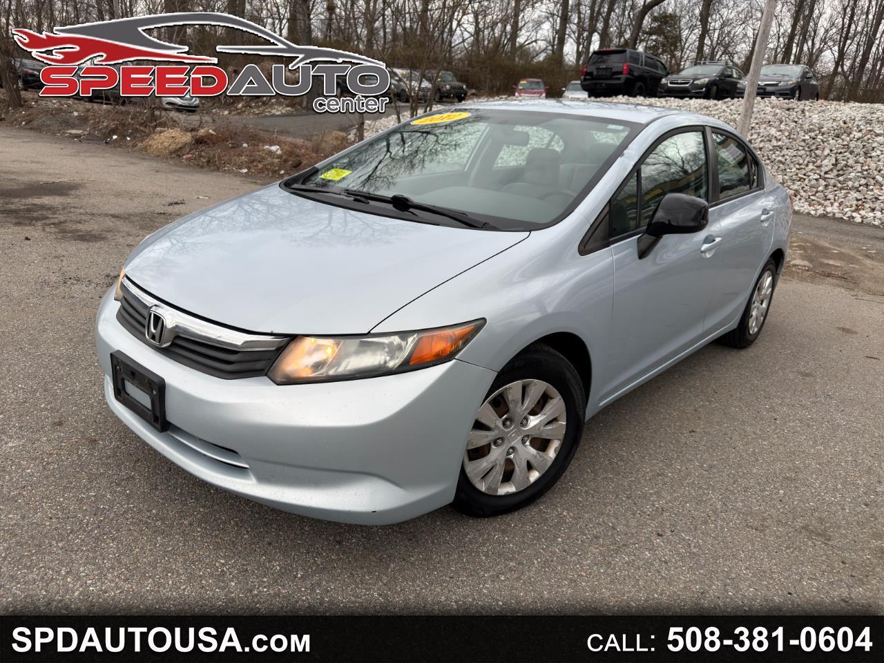 2012 Honda Civic LX Sedan 5-Speed AT