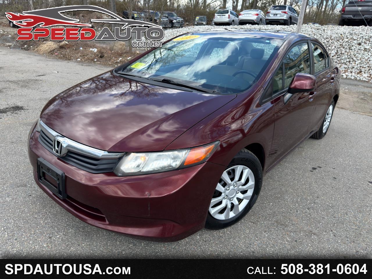 2012 Honda Civic LX Sedan 5-Speed AT