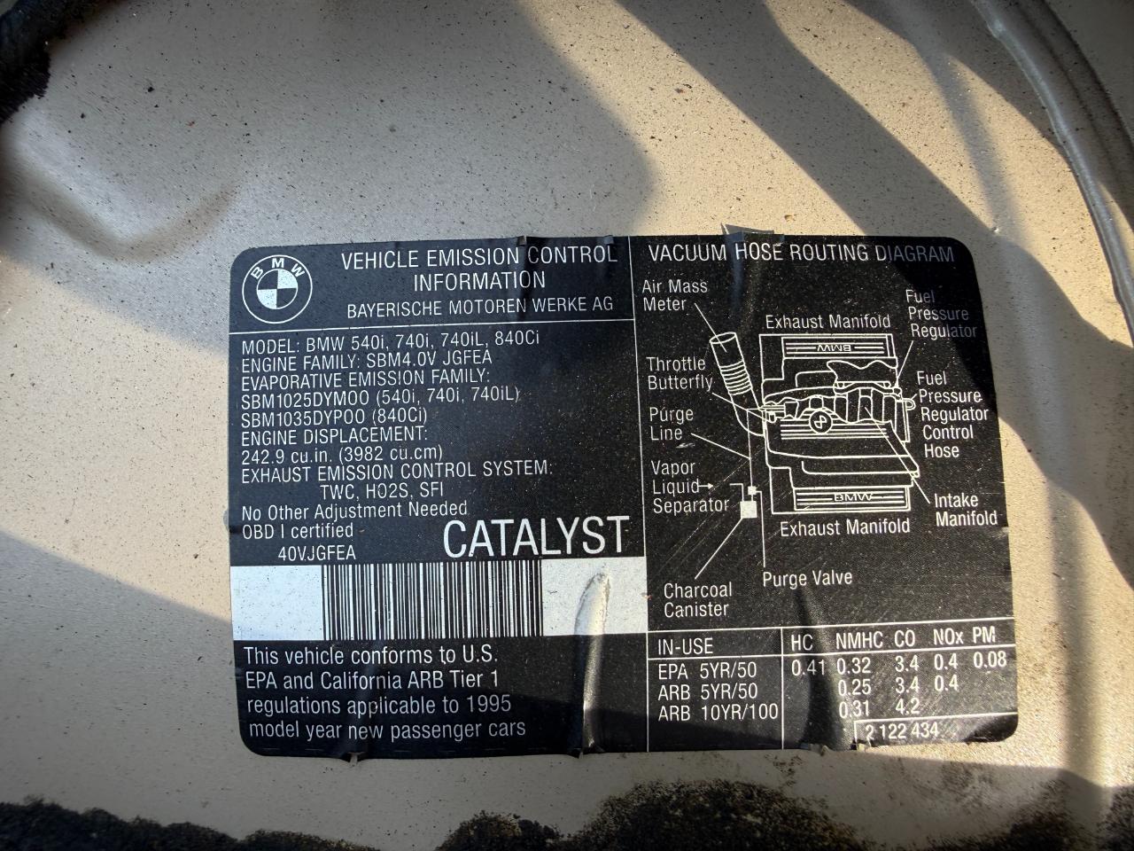 BMW 7-Series 740i 1995