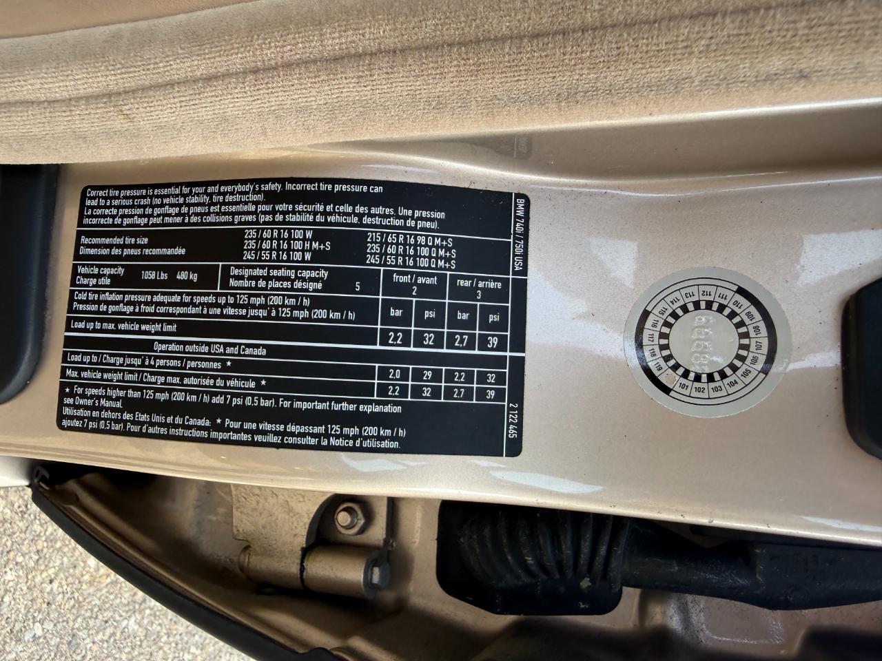 BMW 7-Series 740i 1995